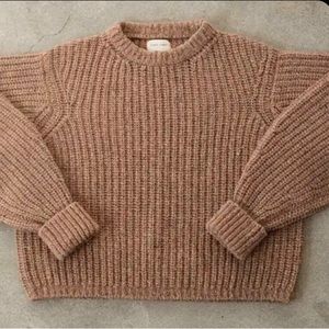 Cozy Brown Knit Sweater
